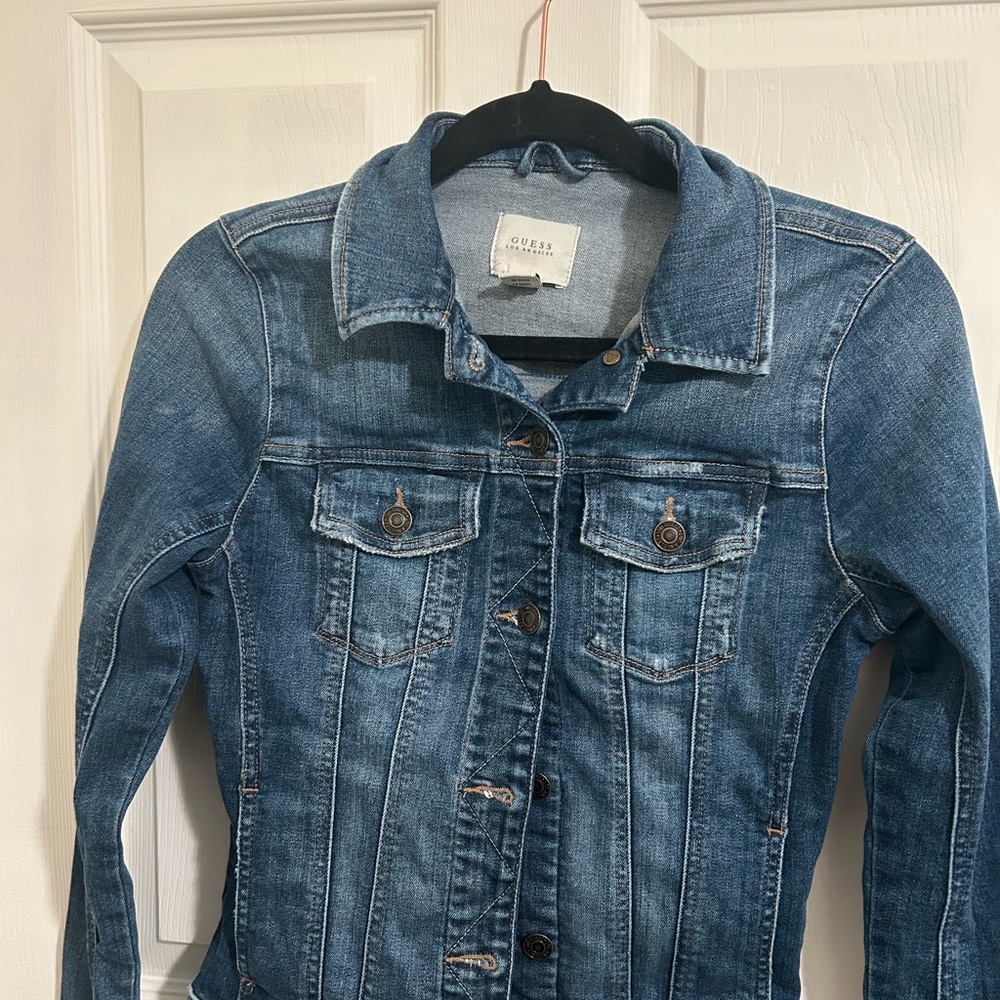 New Guess Denim Blue Jacket / Size XS (Women’s)